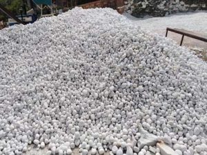 Stock White pebbles for Garden