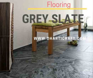 Silver Grey slate flooring